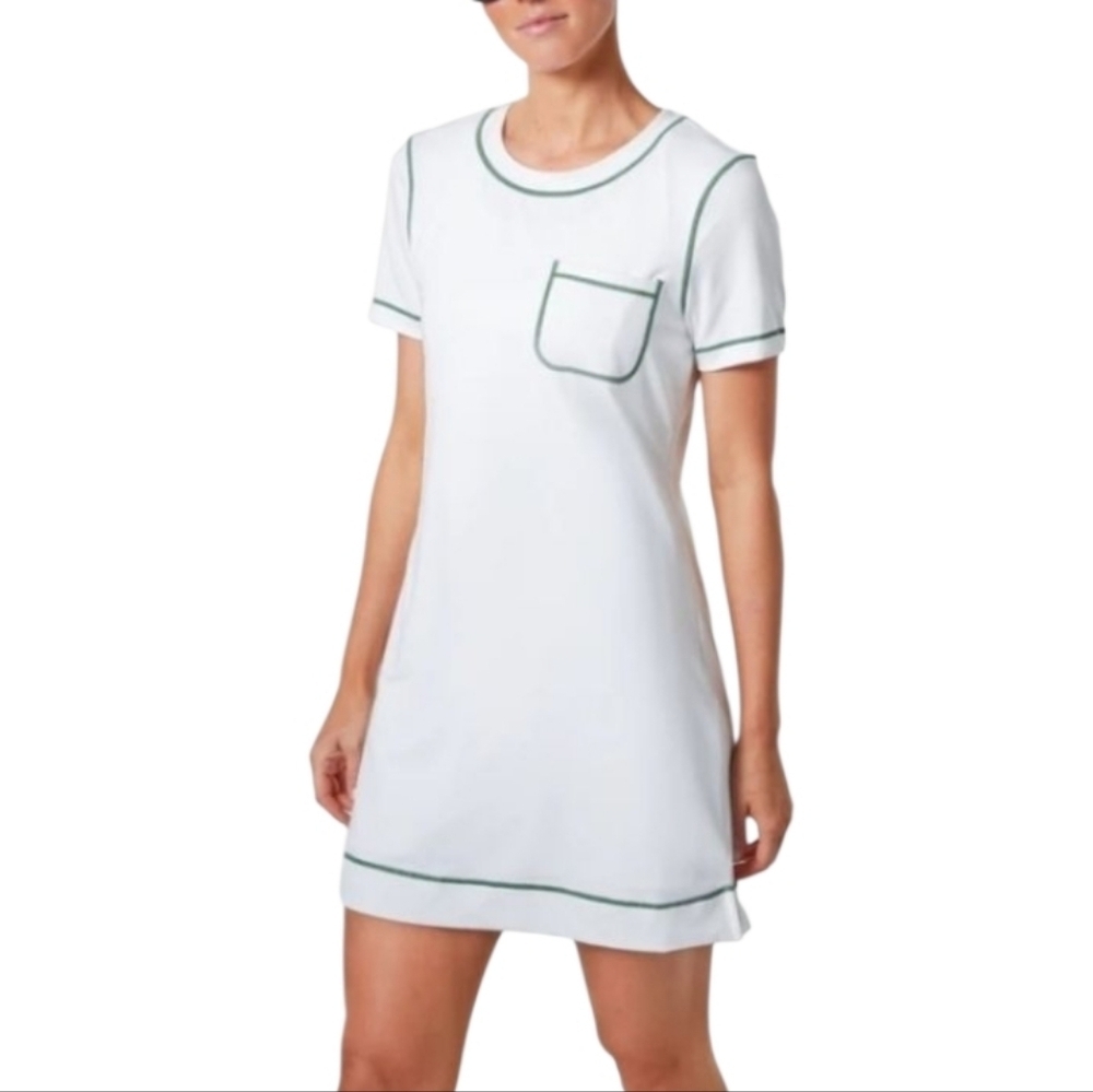 Tuchernuck White Robin Athletic Dress - Size Large